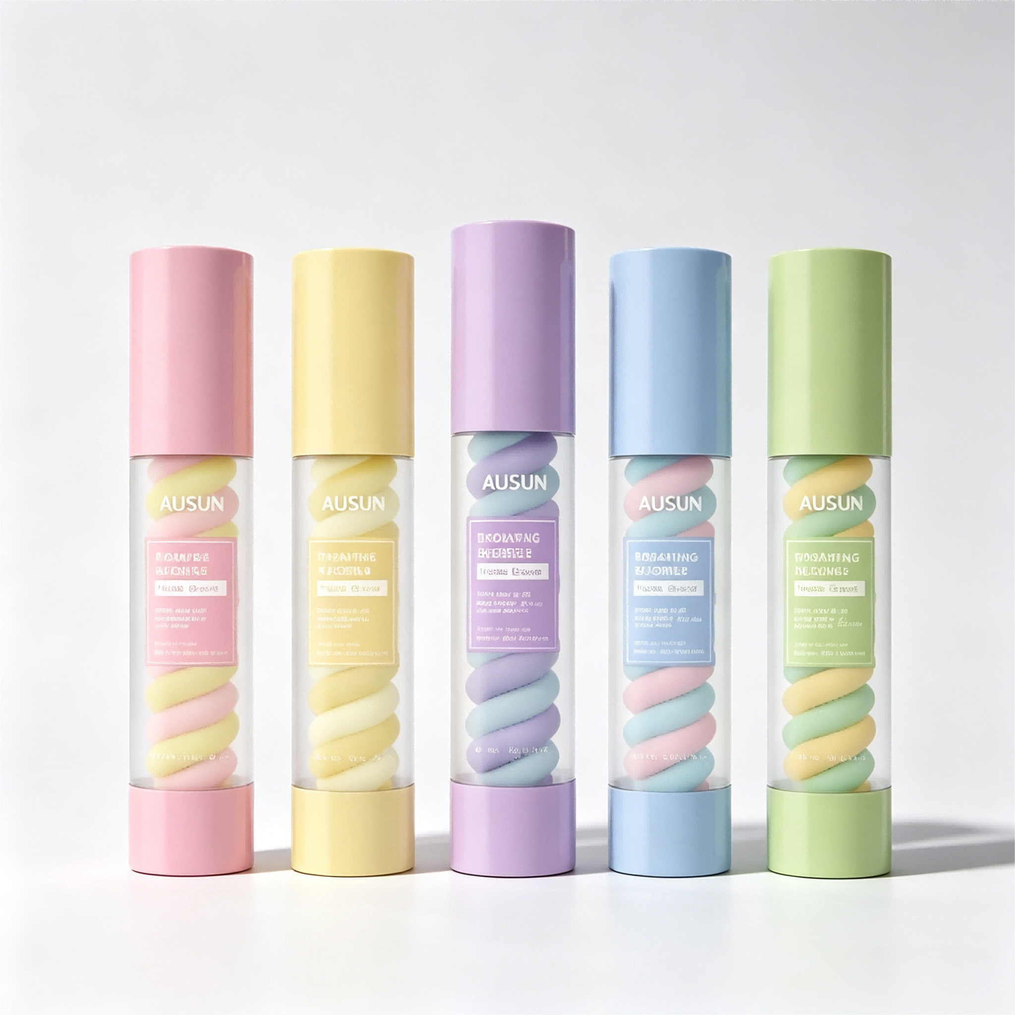 AUSUN Multi Effect Tri Color Spiral Facial Cream
