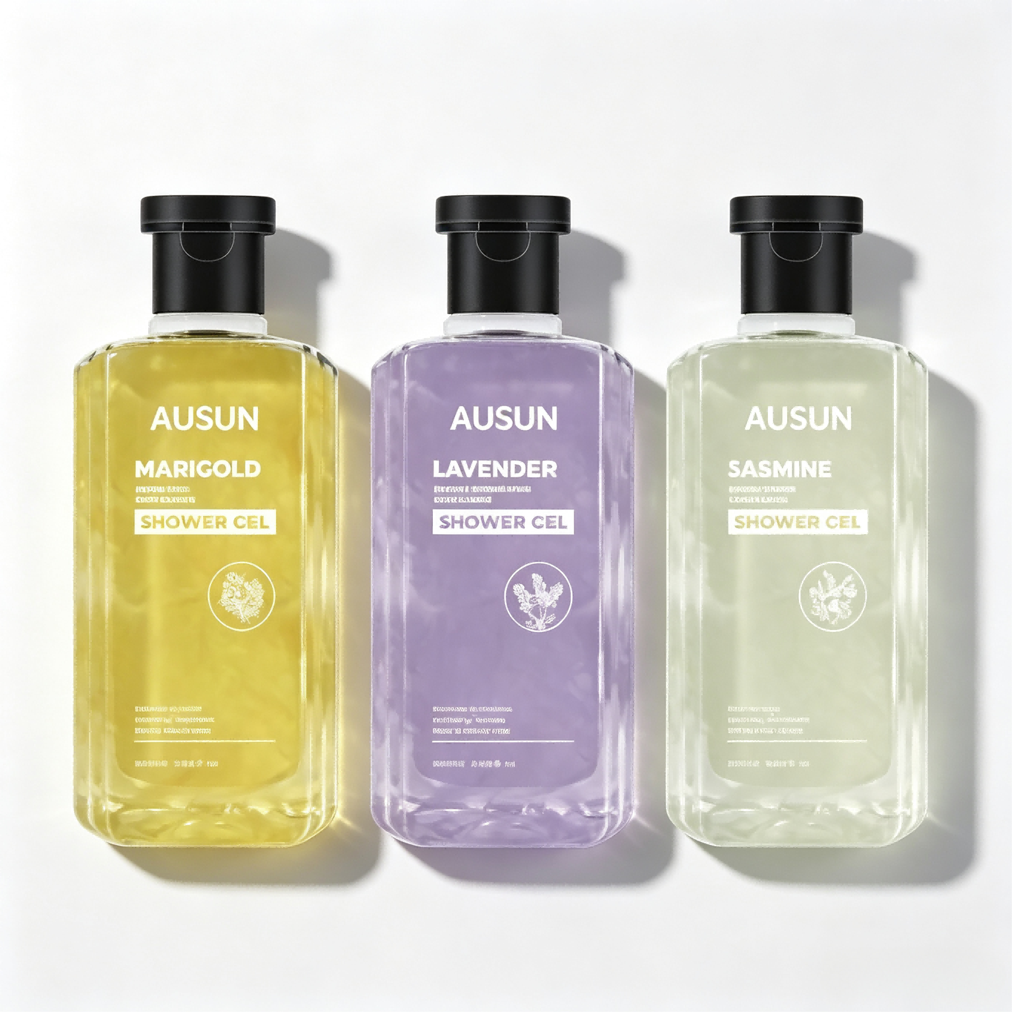 AUSUN Real Fresh Flower Shower Gel